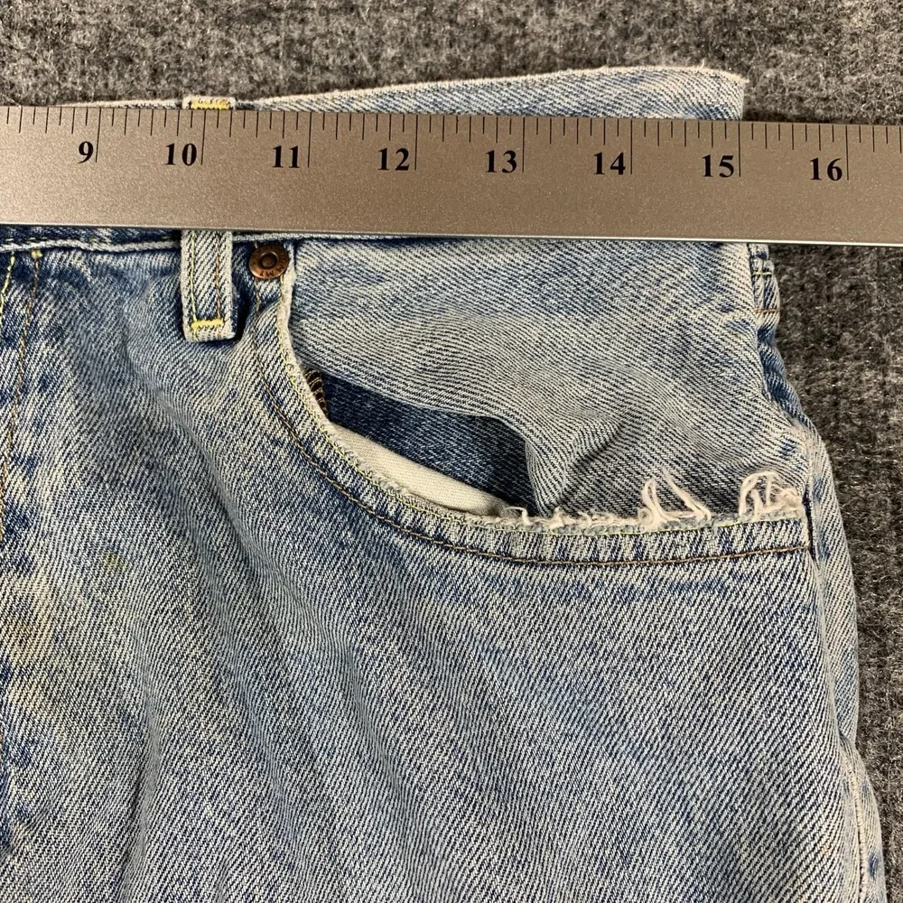 Vintage Tommy Hilfiger Jeans Mens 32x34 Fits‎ 30x32 Blue Denim Faded Distressed